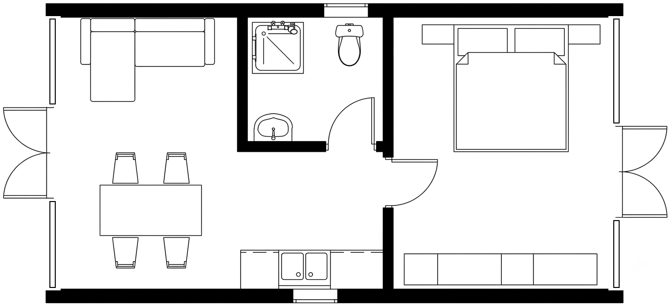 Планування 52 м²
